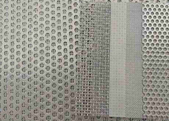 Perforated Metal 200micron Sintered Wire Mesh Layer Increases Rigidity For Filter