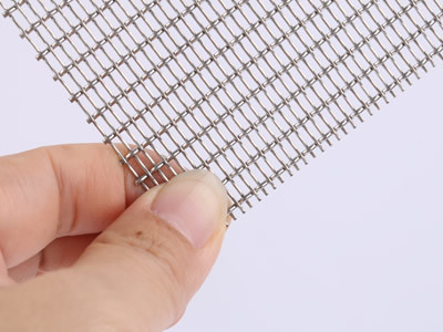Woven Wire Drapery Plain Weave Decorative Metal Mesh For Large Surface Coverings