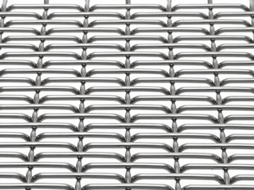 Rigid 316l Decorative Metal Mesh For Building Facade Cladding