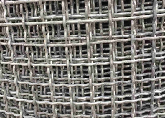 1 To 20 Mesh Counts Woven Crimped Wire Mesh Aluminum Alloy 1100 5056 6061