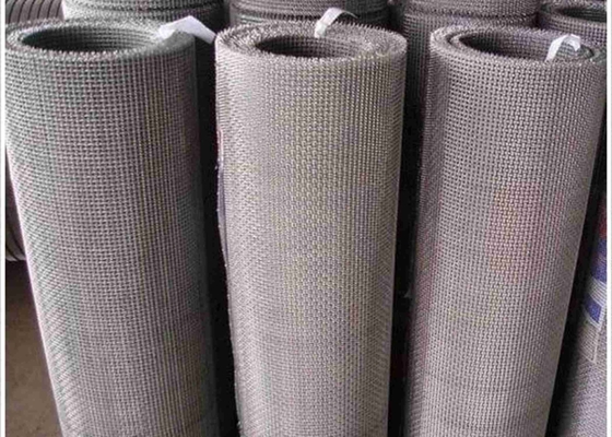 1 To 20 Mesh Counts Woven Crimped Wire Mesh Aluminum Alloy 1100 5056 6061