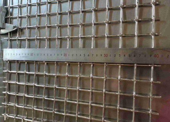 Slot Hole Steel Crimped Wire Mesh For Sieve Vibration And Buildings