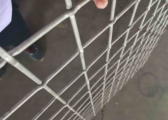 Flat Top Stainless Steel Crimped Wire Mesh 4mm To 60mm Opening 1.5mm To 5mm