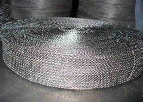 Galvanised Knitted Stainless Steel Mesh 0.1 To 0.55mm In Demister And Silencer Making