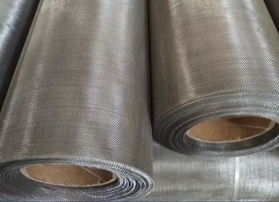 Nickel Metal Woven Wire Mesh 8 To 20 Mesh Twill Weave