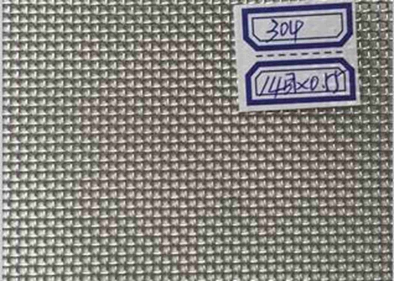 304 Crime Stainless Steel Security Screen Mesh Super Hardness