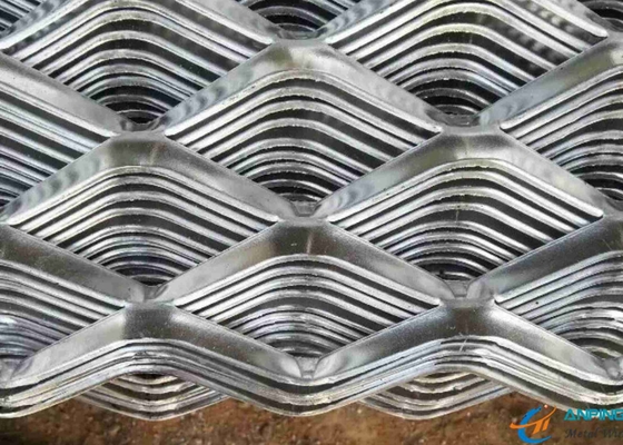 Aluminium Raised Expanded Metal Mesh Used In Manufacturing