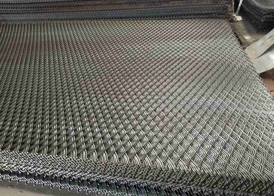 Expanded Metal Mesh Mild Steel Raised Type Firm Structure Used As Walkway