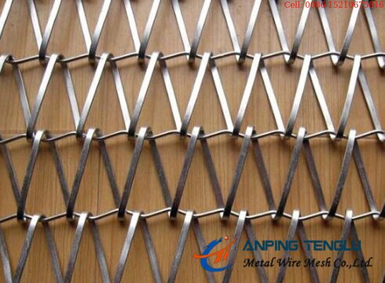 Metallic Curtain Gama Flexi Flat Spiral Wire And Crimped Rod Structure