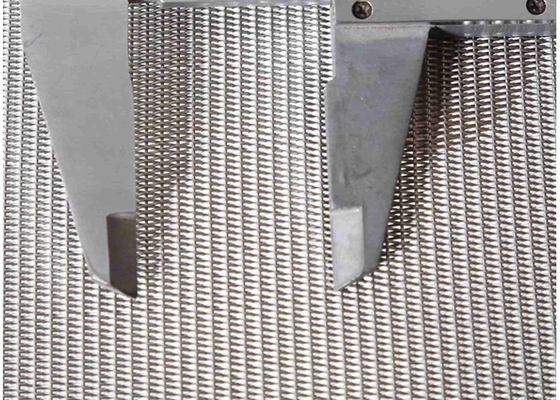 35um Aperture 70x350mesh Plain Dutch Weave Wire Mesh Firm Structure 1020mm