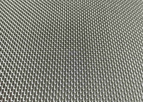 80Mesh Twill Weave SS Woven Wire Mesh Cloth 1.0m to 8.0m Width