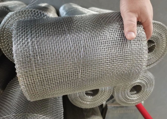 SS316L Twill Weave Wire Mesh Cloth 500Mesh 0.001" Wire 25um Opening