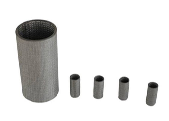 0.018-2.0mm Sintered Metal Filter Cartridge Ensures Fine Filtration High Strength