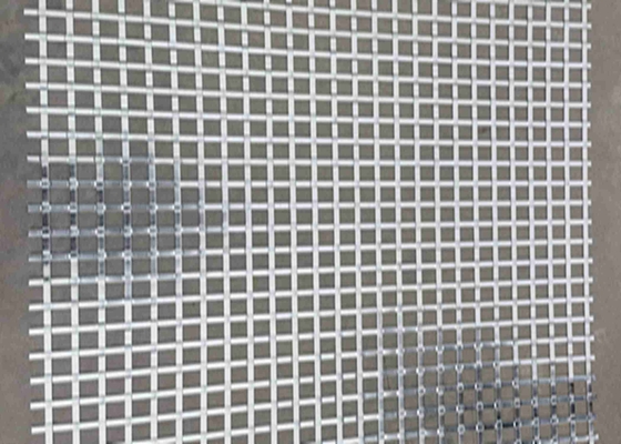 27mm Hole 10mm X 1.5mm Woven Flat Metal Mesh SS304 Beautiful Appearance