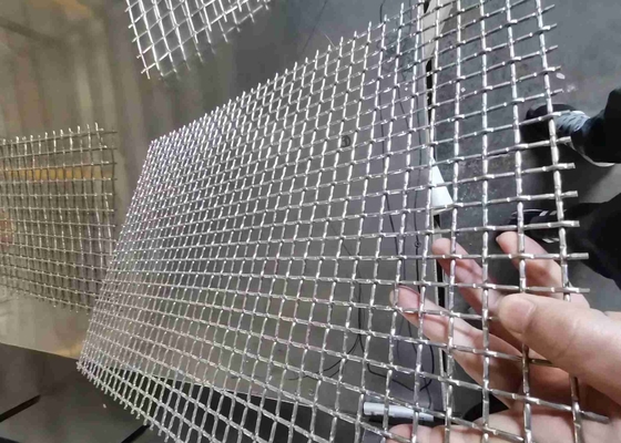 0.315" Opening Lock Crimp Wire Mesh 0.063" 0.055" 0.047" 0.039"  Wire Antirust
