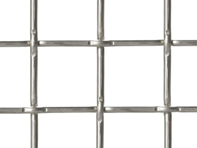 Stainless Steel 4" Opening Lock Crimped Wire Mesh 0.189" Diameter Wire Multipurpose