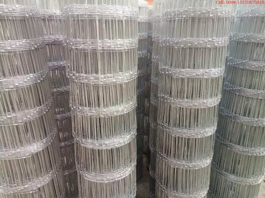 150mm Hole Farm Field Metal Wire Mesh Fence Rust Resistance