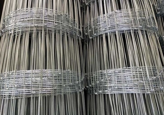 Corrosion Resistance Hinge Joint Wire Mesh Used As Field Fence High Strength