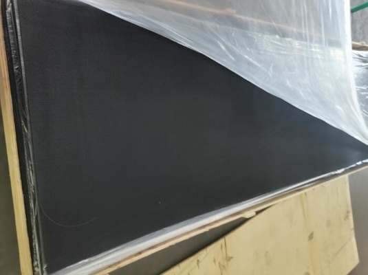 12mesh 0.035" Wire Epoxy Coated Stainless Steel Woven Wire Mesh In Wooden Case