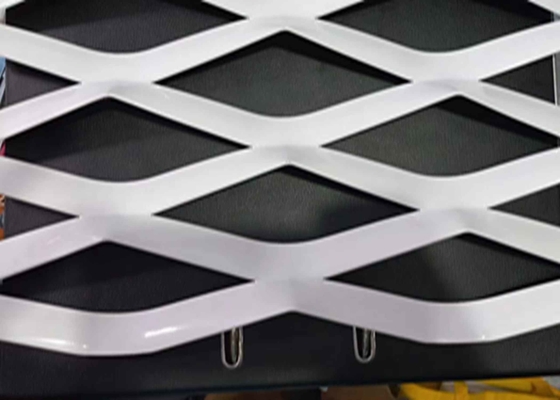 Anodizing 2mm To 100mm Aluminium Diamond Mesh Opening Area 10%-80%