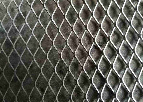 0.3mm-8mm Thick Stainless Steel Expanded Metal Mesh For Industrial Construction