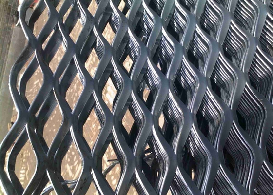 0.5-6m Powder Coating Expanded Wire Mesh Commercial Use Lightweight Durable