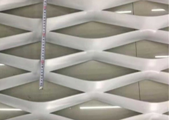 Galvanizing Aluminium Expanded Metal Mesh Width 0.5m-2.5m