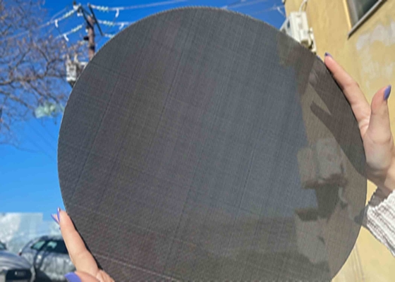 Galvanized Woven Edge Wire Mesh Filters For Oil Gas Filtration Tube Cap And Disc