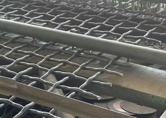65mn Vibrating Screen Mesh Panel 30m X 2m For Aggregates Screening