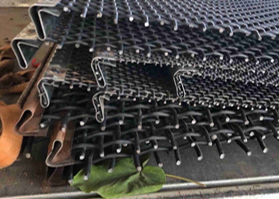 Polished 5.5mm Pre Crimped Wire Mesh Carbon Iron Wire Galvanized Steel Wire