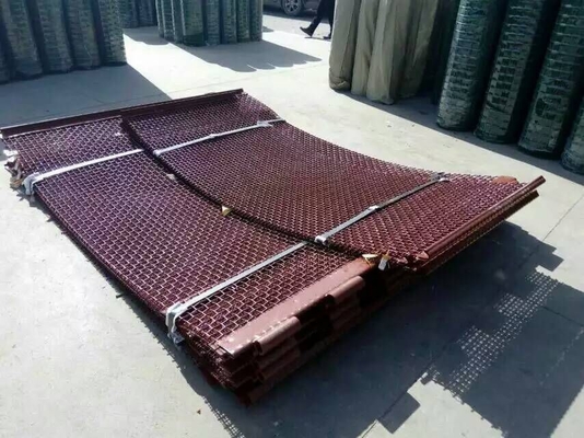 30m Stainless Steel Crimped Wire Mesh Grading And Separating Screening Materials