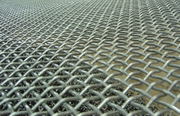 Square Hole / Slot Hole Crimped Woven Wire Mesh Weaving 2000mm Width