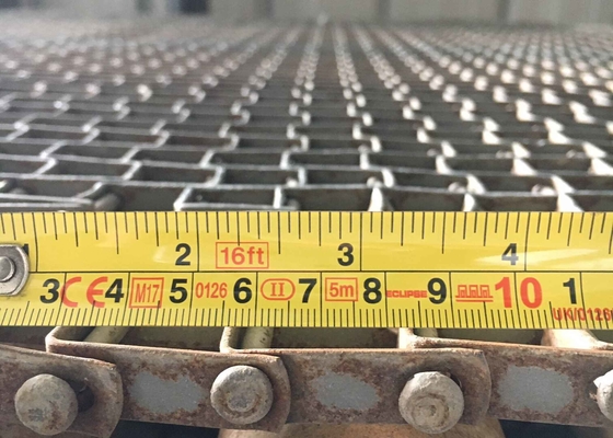 Cooling Freezing Flat Wire Conveyor Belt Edge Treatment From Less Than 1 M/Min To 25 M/Min