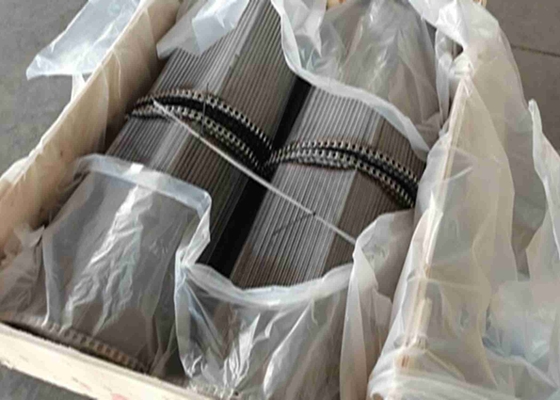 Balance Weave Wire Conveyor Belt Standard Type 0.5 M/Min To 60 M/Min Smooth Surface