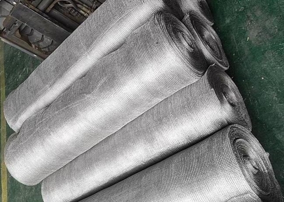 0.23mm Stainless Steel Knitted Wire Mesh Ss304 Grade 500mm Width Stock