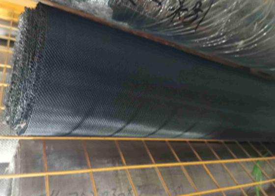 Ss304 Metal Mesh Security Screens Black Powder Coated 0.19mm Wire 1.4mm Hole