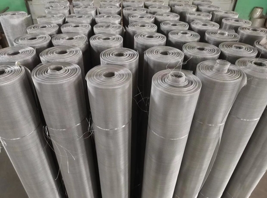 300 Mesh Woven Steel Mesh Plain And Twill Weave Long Lasting Performance Marine Grade