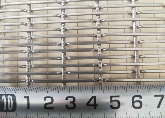 Durable Decorative Stainless Steel Mesh Bright Silver Standard High Performance Products