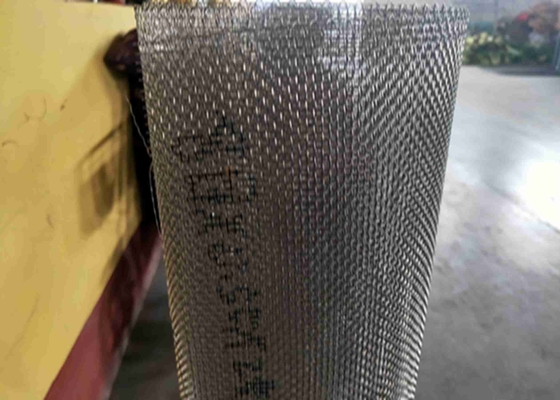 0.001 Inch Metal Woven Wire Mesh Square Panels Or In Rolls Decorative