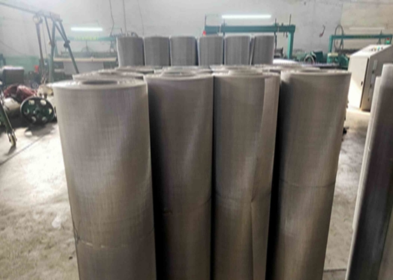 120 Mesh Ss Woven Wire Mesh Plain Weave Oil Chemical Fiber Mining