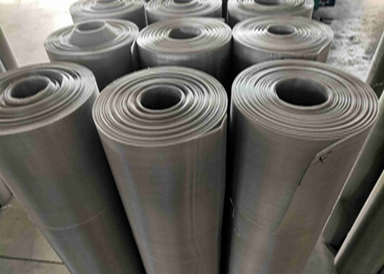 120 Mesh Ss Woven Wire Mesh Plain Weave Oil Chemical Fiber Mining