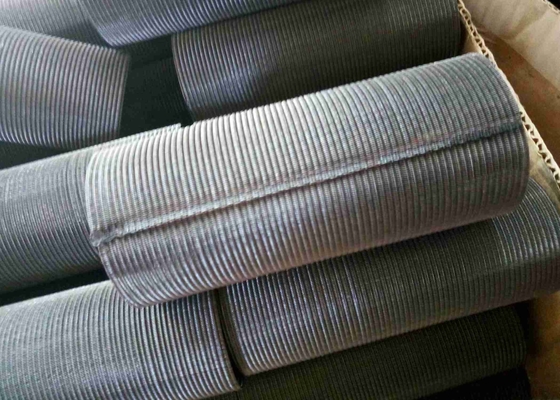 Steel Wire Mesh Filters 6um-350um Aperture Silver Galvanizing Coating Multiple Shapes