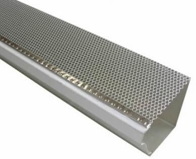 Aluminum Drop In Gutter Guard Used For Keeping Leaves And Debris Out Of Gutters