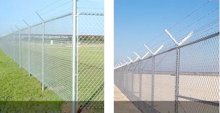 Strongest High Security Chain Link Wire Mesh For Fence Meets or exceeds ASTM standards