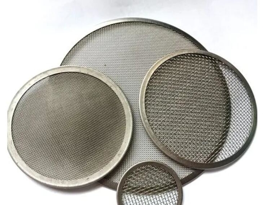 Stainless Steel Extruder Screen Usually 20 Mesh To 650 Mesh With Smooth Edge