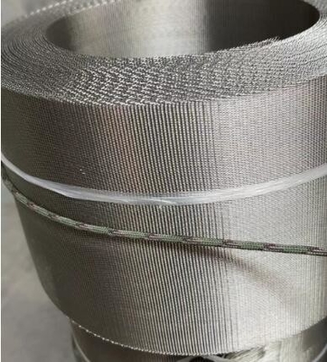 Reverse Dutch Woven Stainless Steel Cloth Extruder Screen Belt Durable High Tensile