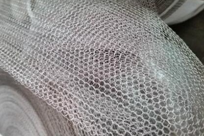 Industrial Corrosion Resistant Knitted Wire Mesh In Stainless Steel