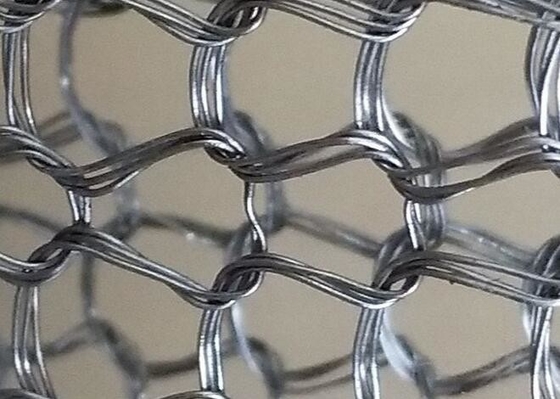 Corrosion Resistance Stainless Steel Knitted Wire Mesh For Liquid And Gas Filtration