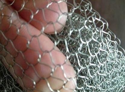 Corrosion Resistance Stainless Steel Knitted Wire Mesh For Liquid And Gas Filtration