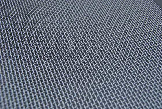 SS304 Security Screens Black Powder Coated 12mesh 0.035" Crimped Type Weave